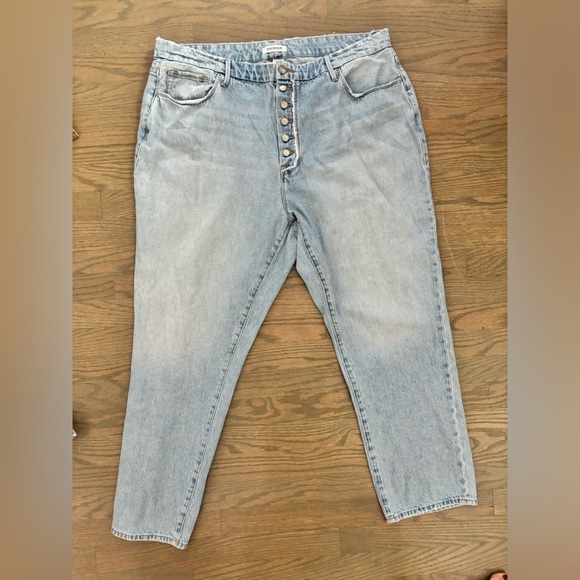 Good American Good Vintage Light Wash Stretchy Jeans Women’s Size 16 - Picture 1 of 12